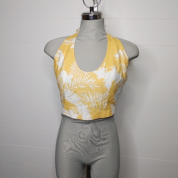 SEAFOLLY Wild Tropics Halter Top Size S - Picture 2 of 10